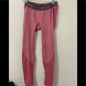 Pink GYMSHARK flex leggings sz Large